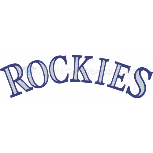 Colorado Rockies Iron-on Stickers (Heat Transfers)NO.1567